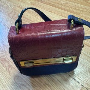 Oryane Leather Crossbody Bag